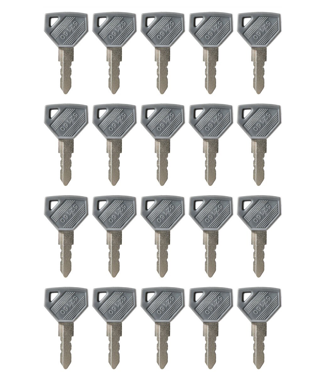 20 unidades para llaves de encendido del Tractor Yanmar John Deere JD 198360-52160
