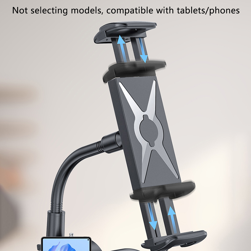 Motorcycle Bike Adjustable Rotatable Phone Holder For 4.5-13" Stand for iPad Flexible Long Arm Universal Bracket Tablet Holder