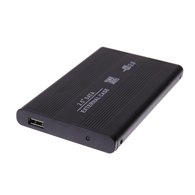 2.5inch USB 2.0 External HDD Enclosure 3TB 480mbps High Speed Aluminum HDD Drive Case for 2.5" SATA Hard Disk