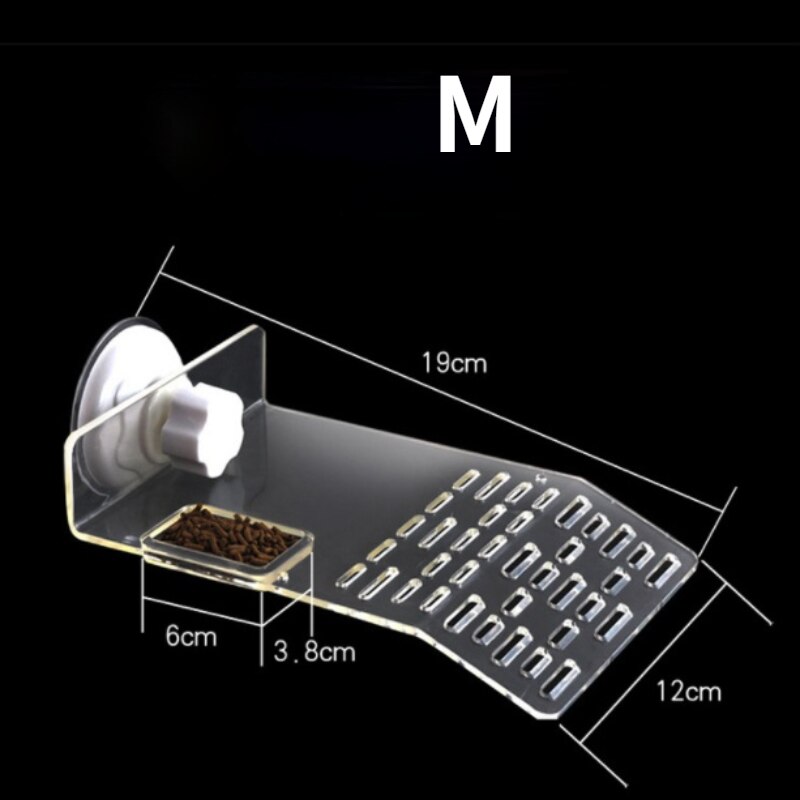 Brygge soler seg plattform hylle rampetrinn landing akvarium dekor s / m / l skilpadde brygge til akvarium fisk tankskip reptil forsyninger: M