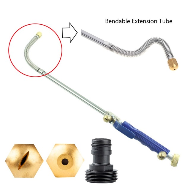 High Pressure Water Gun Metal Water Gun High Pressure Power Car Washer Spray Car Washing Water Jet Pressure Washer Garden Tools: H