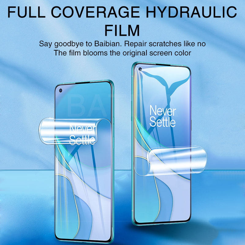 Hydrogel Film Op De Screen Protector Voor Oneplus 7T 6T 5T 8T Pro Volledige Cover Soft screen Protector Voor Oneplus 7 6 5 8 9 9R Nord