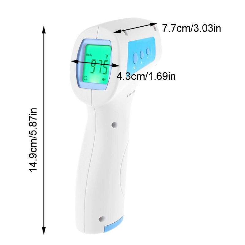 Non-contact Infrared IR Body Temperature Meter Tester Digital LCD Display Tool