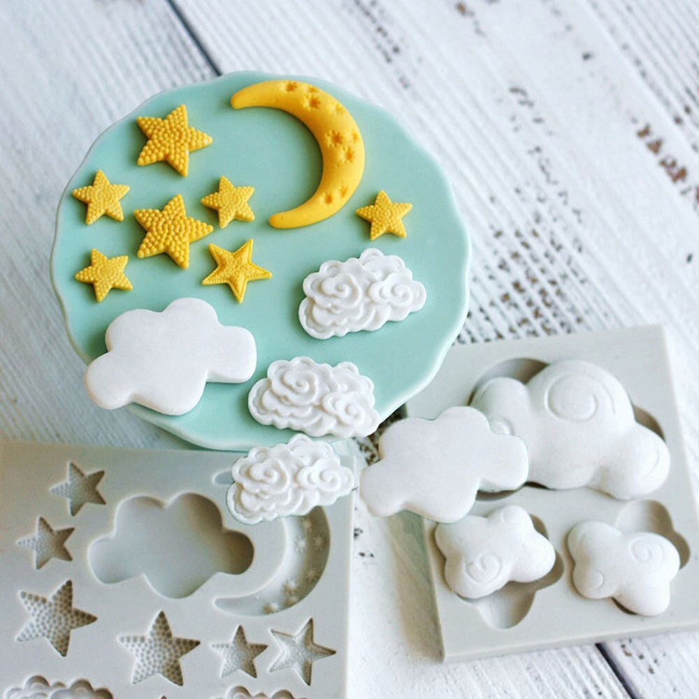 1 Pcs Balloon Rainbow Silicone Mold Cake Chocolate Fondant Sugar Craft Candy Clay Baking Tool Cake Decor DIY Craft