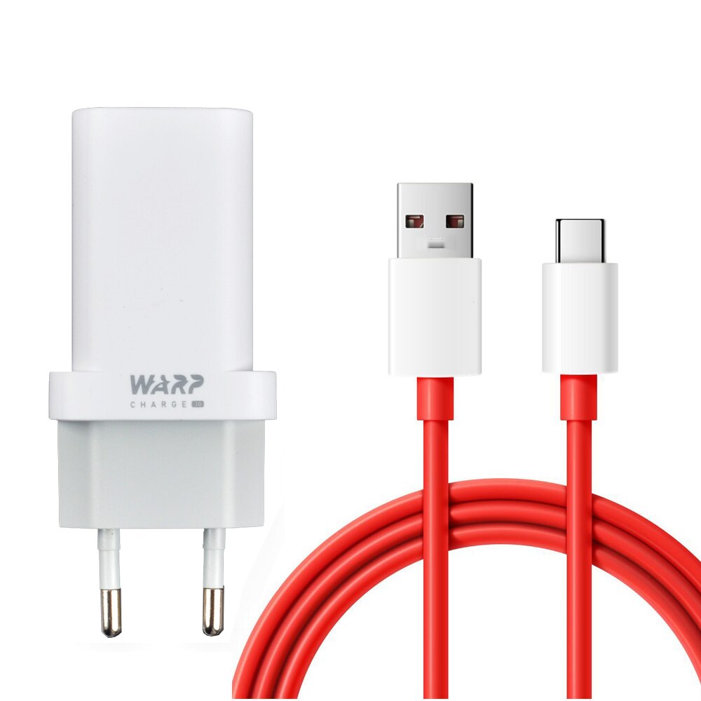 Eu Plug Originele Oneplus Warp Snelle Oplader Voor Een Plus 8 8Pro 7Pro 7T 7Tpro Nord N10 Ce 5G Smartphone Usbc Kabel Adapter: 3