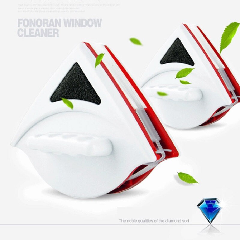 Double Side Glass Washer Brush Window Wiper Clean Surface Home Bathroom Kitchen Cleaner Handheld Magnetic Window Cleaner Tool