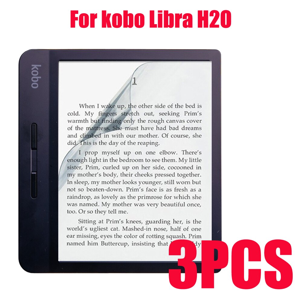 3Pack PET soft matte screen protector Voor Kobo Libra H2O Release 7 Inch Kobo libra h20 Ereader beschermende films