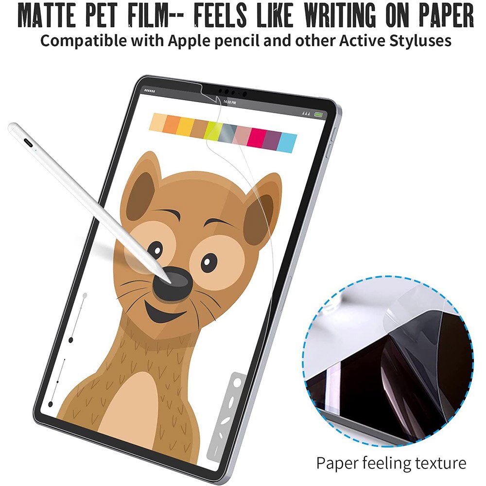 (2 paczki) papier jak Film do Samsung Galaxy Tab A A7 A8 S4 S5E S6 S7 S8 Lite Plus FE 8.0 8.4 10.1 10.5 11 12.4 Screen Protector