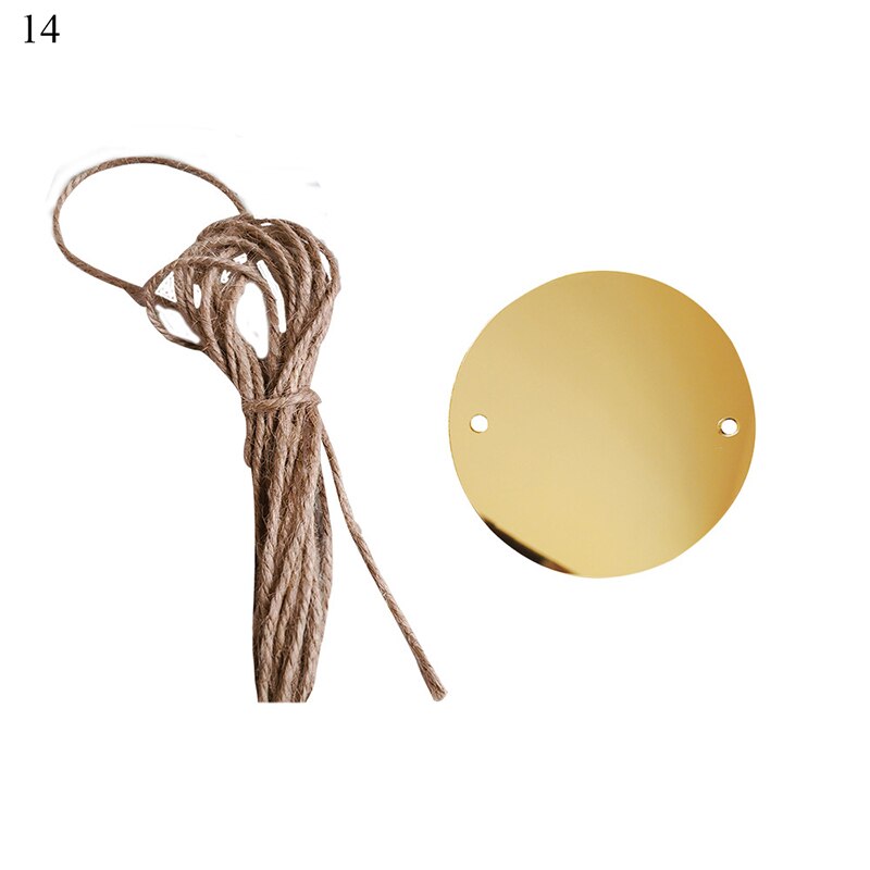 Kerst decoratie creatieve spiegel sticker gold sliver acryl spiegel stickers festival party stickers miroir: 14