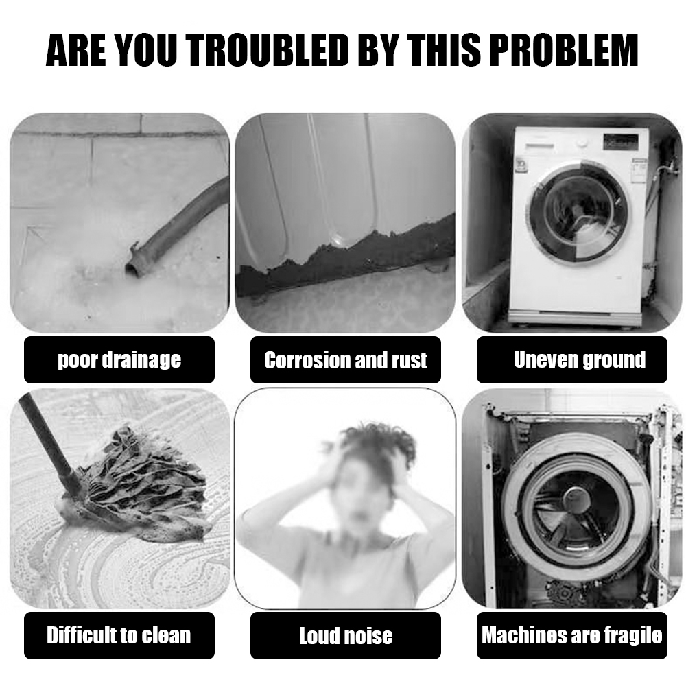 Coussinets de pieds Anti-Vibration, pieds en caoutchouc, tapis antidérapant silencieux pour Machine à laver, Support amortisseurs, accessoires de Support