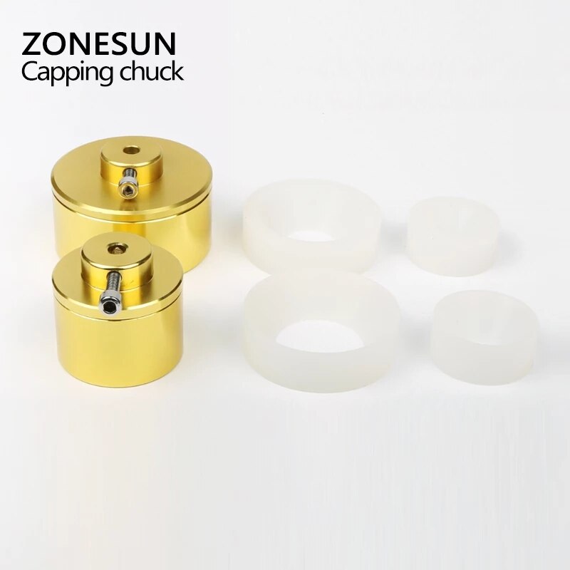 ZONESUN 10-50mm Capping Machine Chuck Cap for Manual Capping Machine