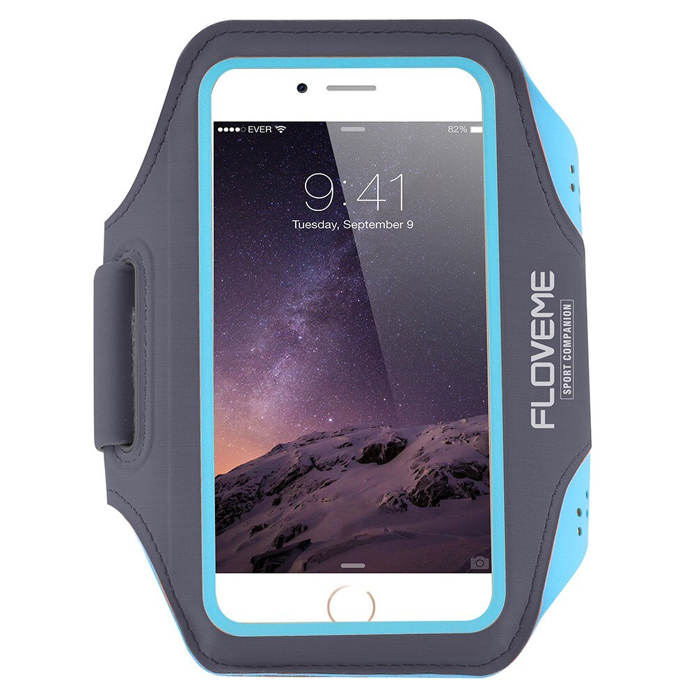 Floveme Sport Armband Case 4.7 ''Voor Iphone 7 8 6 6S Gevallen Running Sport Arm Band Voor Iphone 7 Universele Riem Houder Voor Telefoons: 4.7 Inch Light Blue