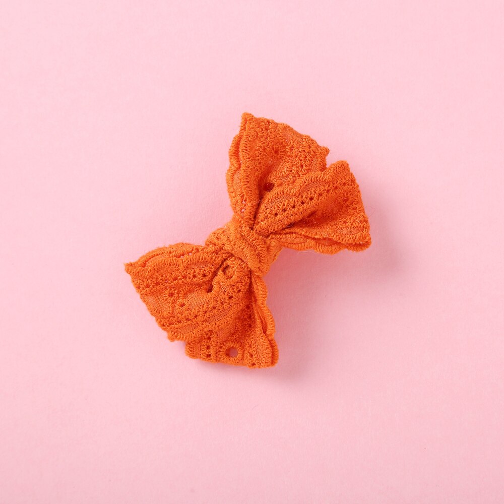 Baby Meisjes Ribbon Hair Bows Met Clip Handgemaakte Baret Bohemian Haarspelden Hoofddeksels Koreaanse Kinderen Haar Accessoires Voor Meisjes: NSFB-9835-C3A6HAN