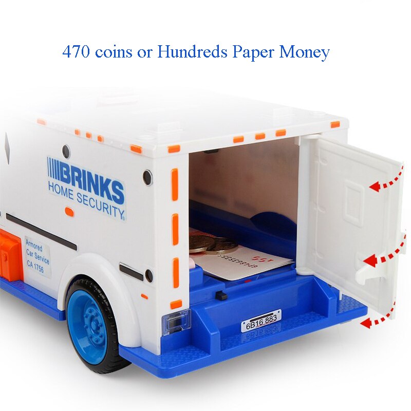 J. Angielski skarbonka ATM hasło sejf pieniądze gotówka skarbonka na monety bankomat sejf automatyczny depozyt świąteczny prezent