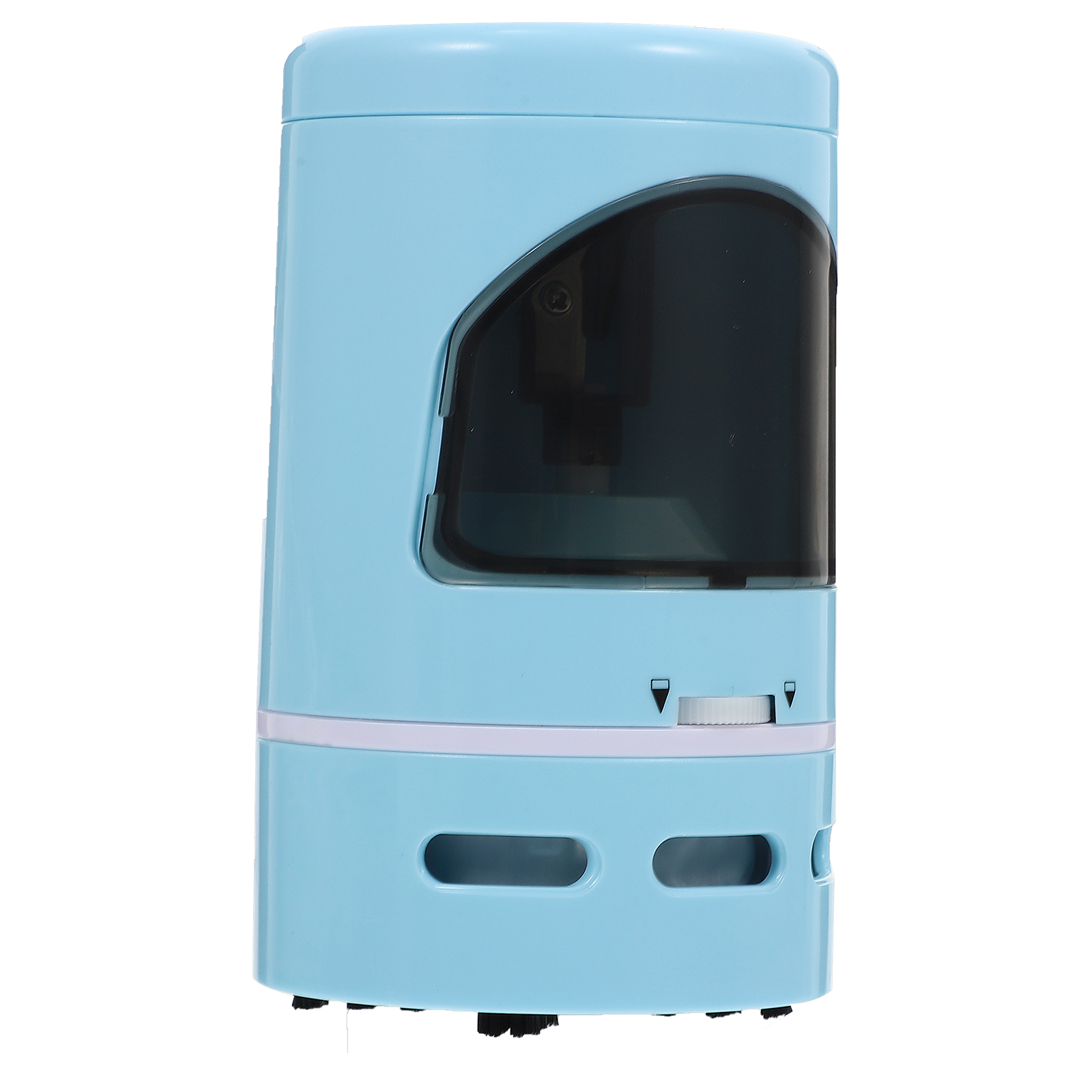 Electric Pencil Sharpener Battery Operated Sharpener Dust Collector Stationery: Sky-blue