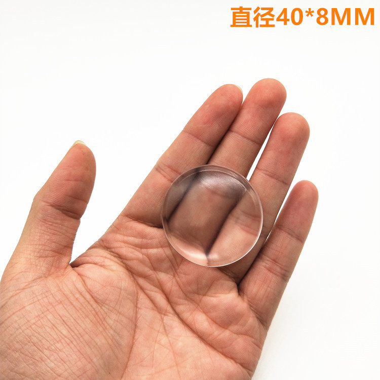 6/1pc Self Adhesive door stopper sticker invisible round Silicone Pad Door Handle Bumper Wall Shield Cushion Furniture Protector: L / Silver