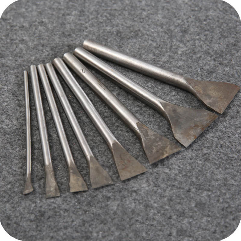 1-35 Mm Leer Ponsen Tool Punch Platte Punch Handgemaakte Lederen Goederen Diy Tool Card Bit Cut Leer Ponsen accessoires Tool Lc