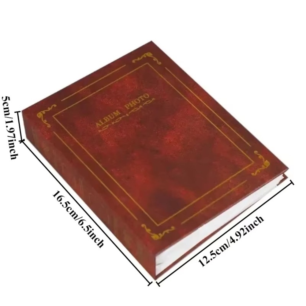 Nuevos álbumes de fotos artísticos de 6 pulgadas, familia, 100 fotos, 10x15Cm, almacenamiento de fotos de imágenes, cubierta de PU Retro clásica, colección de álbumes intersticiales