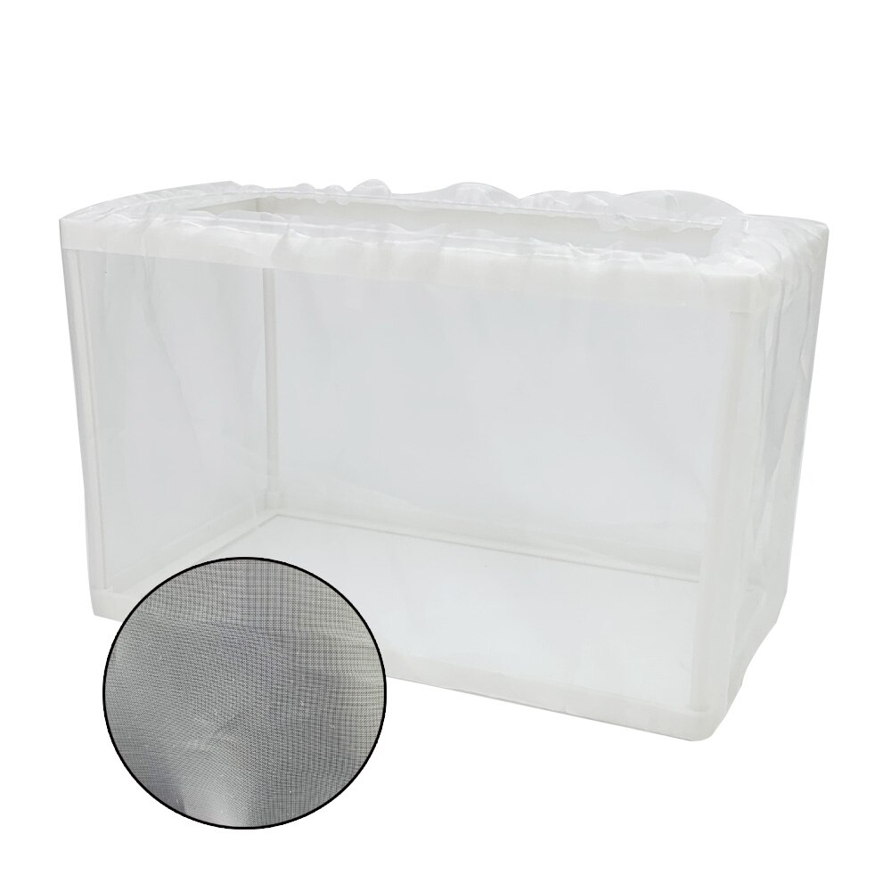 Boîte d'isolation pour poissons d'aquarium, petit bol pour poissons d'élevage filet d'isolation pour bébés, incubateur pour Betta: WhiteXIgrande