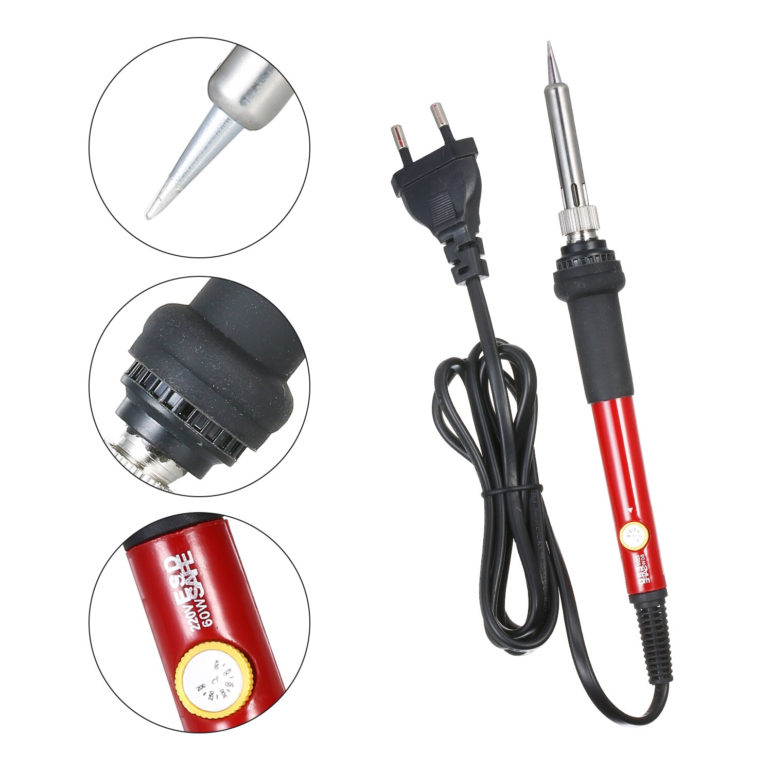 22pcs Adjustable Electric Soldering Iron Kit 220V 60W Soldering Iron kit With Multimeter Desoldeirng Pump Welding Tool