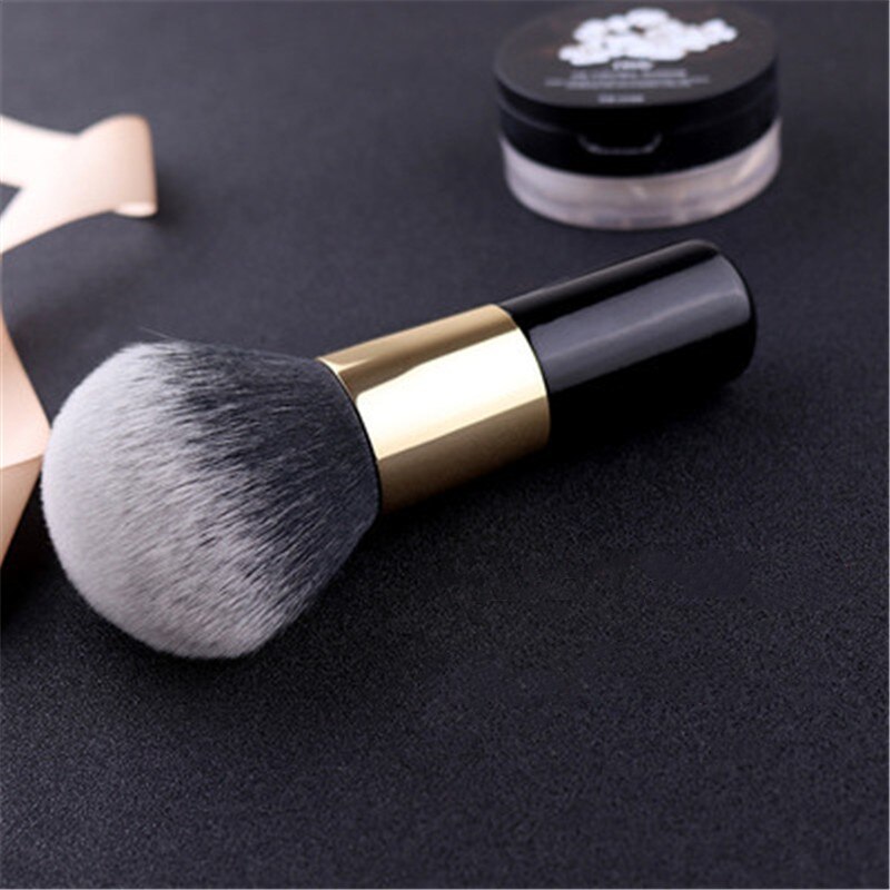 1pc grote mollige pier foundation kwasten, make-up kwasten, platte crème make-up kwasten, cosmetische make-up kwasten
