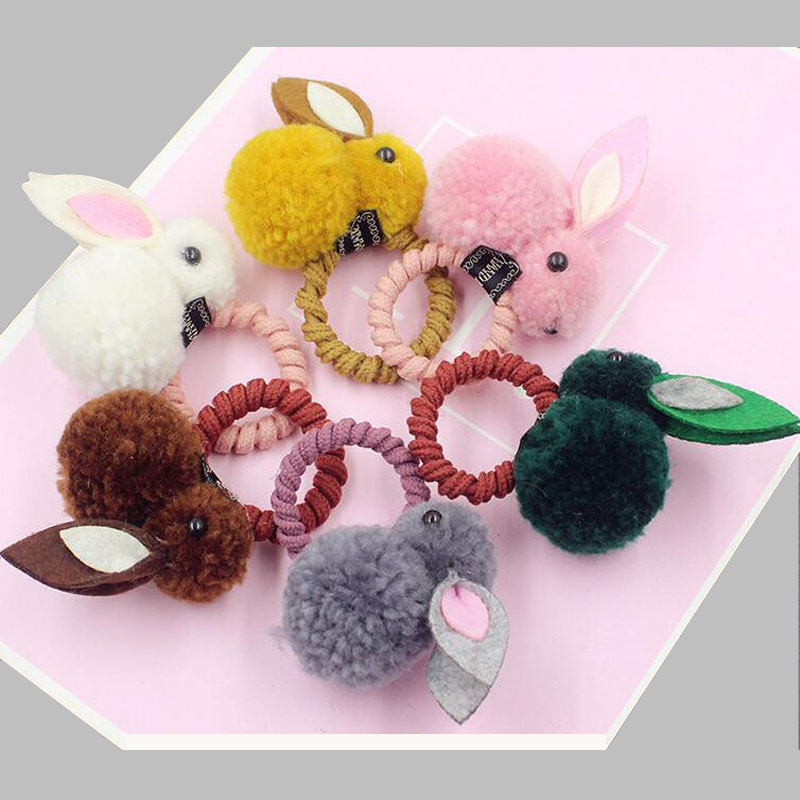 Cute Rabbit Hairpin Hair Ring