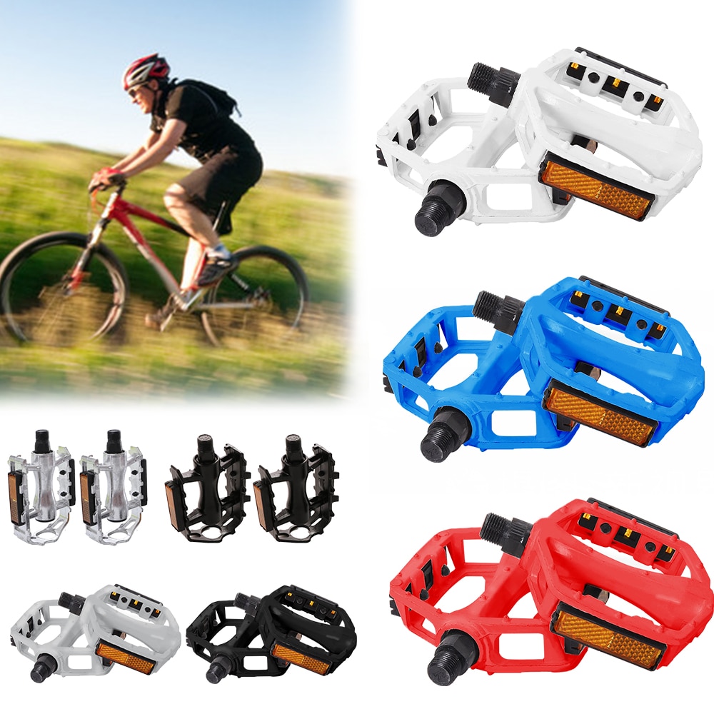 1 par de pedales profesionales de bicicleta de montaña, pedales ligeros de aleación de aluminio para BMX Road MTB, accesorios de bicicleta Cyling