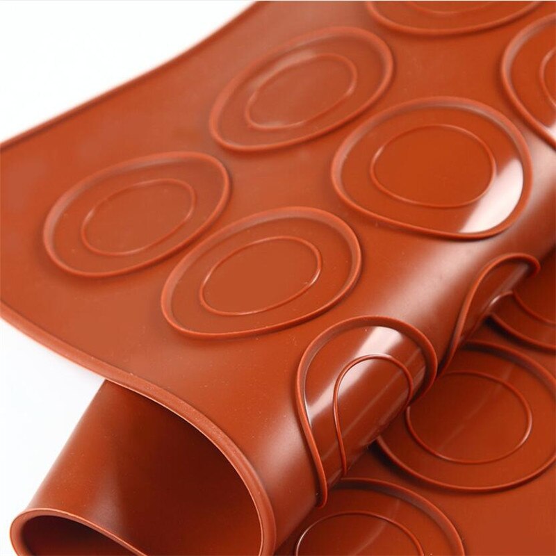 Macaroon Kit Macaron Silicone Mat Non-Stick Baking Mold Set 30 Capacity Macaron Pot Cake Decorating Supplies