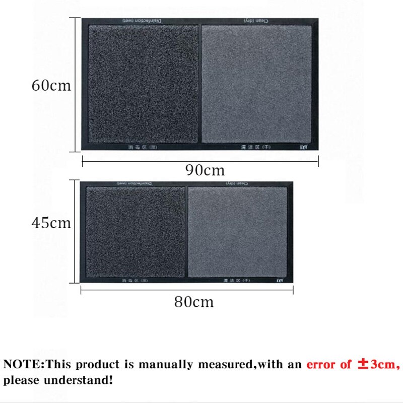 1pc Tappetino disinfettante Tappetino disinfettante Tappetino da ingresso Zerbino disinfettante Zerbino da ingresso Tappetino disinfettante Tappetino per scarpe casa Hotel