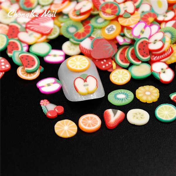 Diy 2000Pcs 3D Nail Art Decoraties Kerst Slices Polymer Clay Tiny Nail Art Rhinestones Acryl Decoratie Manicure: 009