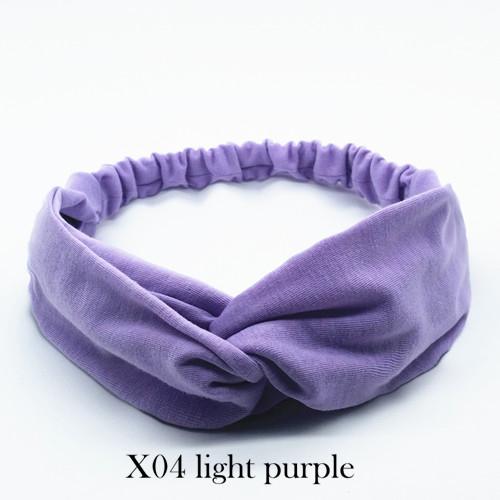 Diademas torcidas de algodón para mujer, diademas elásticas con nudo, bandas para la cabeza deportivas para Yoga, maquillaje, Spa, diadema, vendaje, accesorios para el cabello para niñas