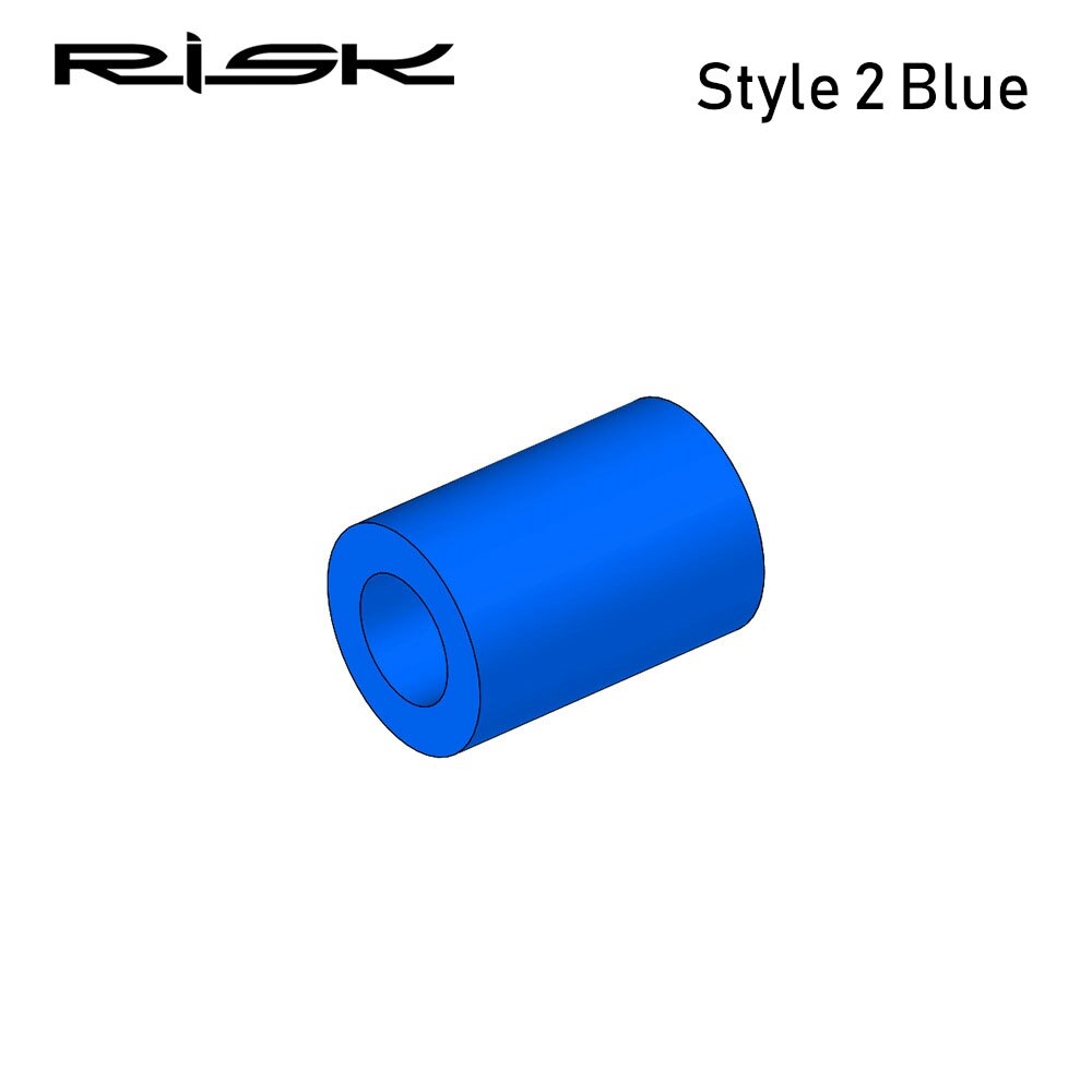 10Stck transparent Fahrrad Bremse Silikon Ring Fahrrad Bremsleitung Abdeckung Vermeiden Reibung Achteckige O-Ring Fahrrad drucken Schutz: Stil 2 Blau