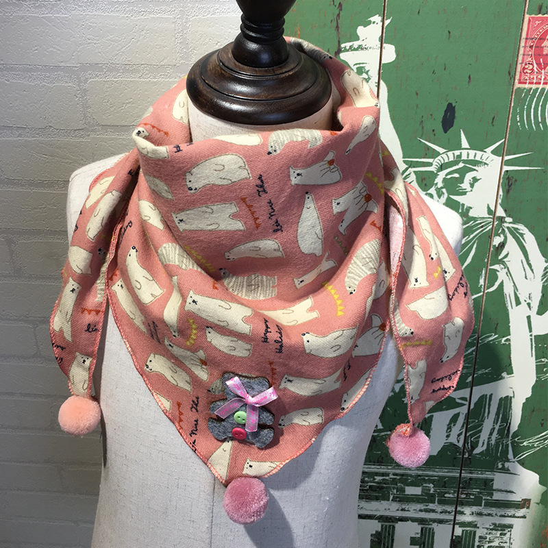 primavera bebés, niños, flores pañuelos Otoño Invierno niñas cuello cálido niño cuello bebé bufanda