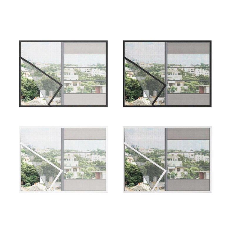 Okno na komary ekran odporny na owady ekran samoprzylepny z drobnymi oczkami