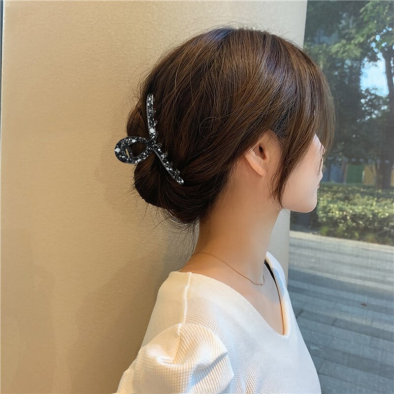 Plastic Rechthoek Haar Klauwen Klauw Clip Barrette Krab Haar Klauwen Bad Clip Paardenstaart Clip Voor Vrouwen Meisjes Haar Accessoires