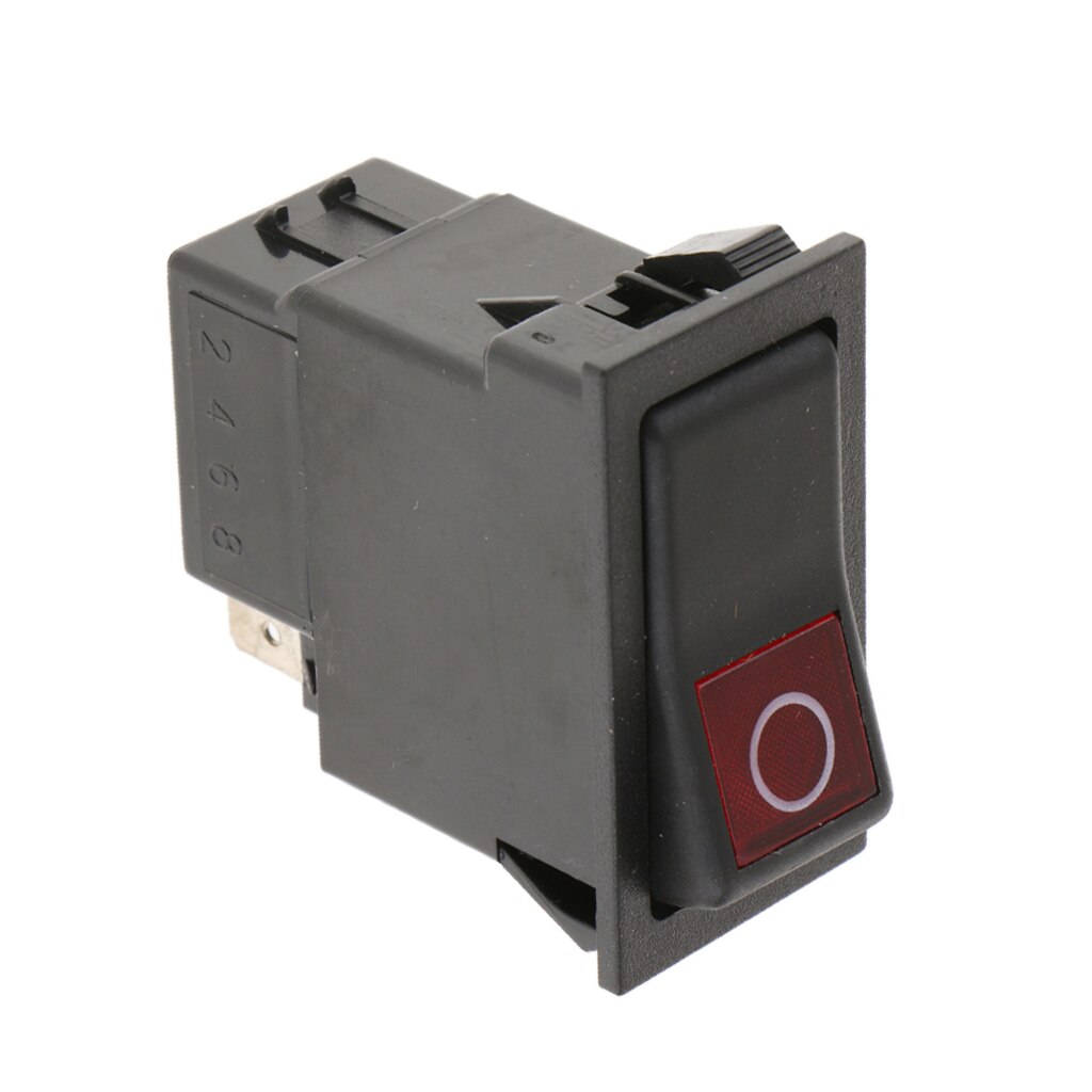 thumbnail image 2 of On/Off Rocker Switch - SPST 6A 240V AC/DC, 21x10mm Panel Mount For Car, Boat, Dash 2 of 9