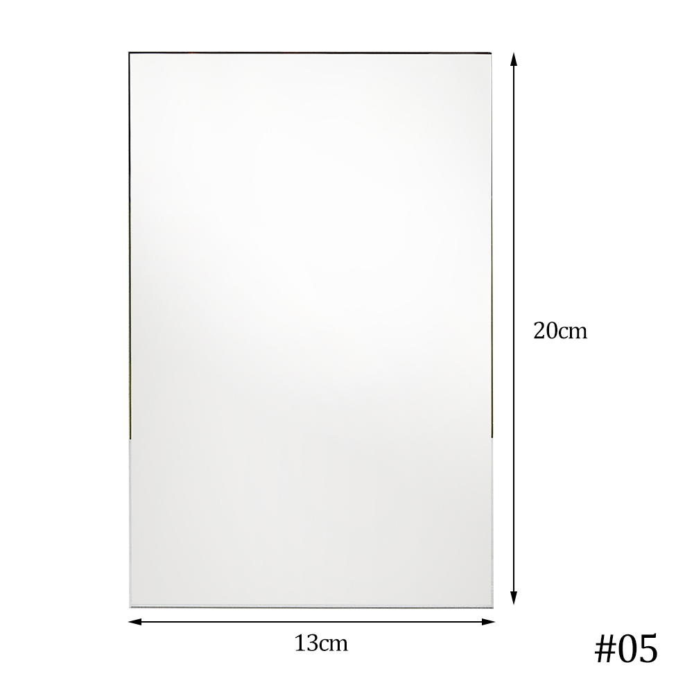 Ins Photo Props Acrylic Mirror Reflection Board Reflector Photography Props Shooting Background Home Ornaments Posing Props: 2MM-rectangular