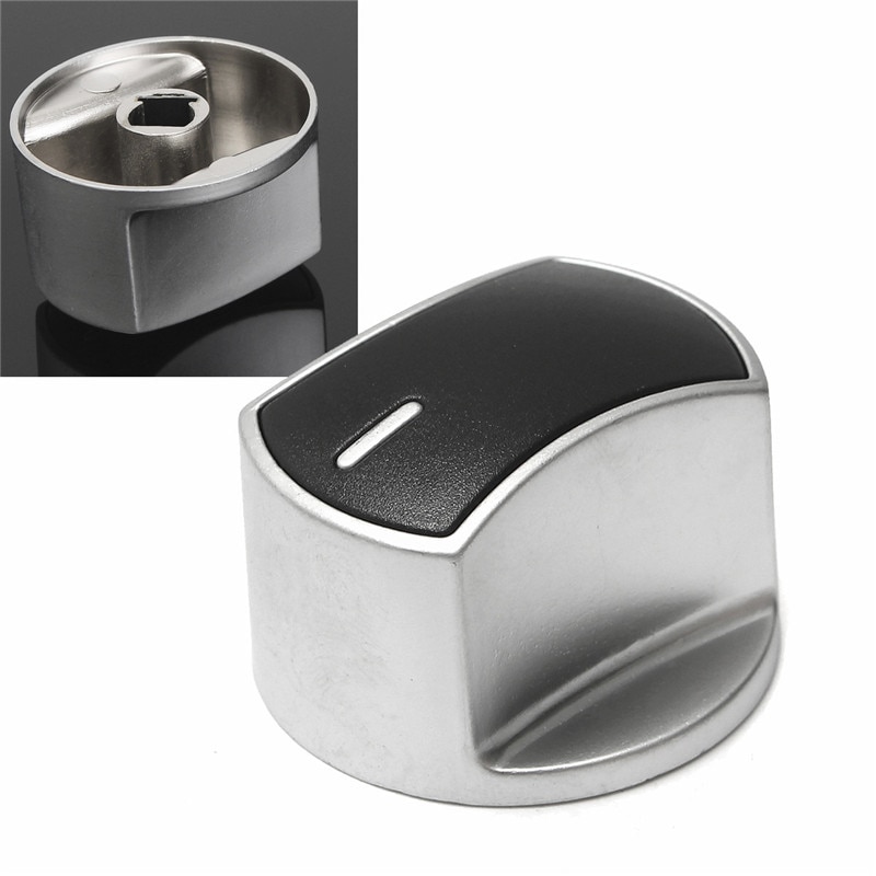 Metal Silver Universal Silver Gas Stove Knobs Cooker Oven Hob Kitchen Switch Control Newest 168 button