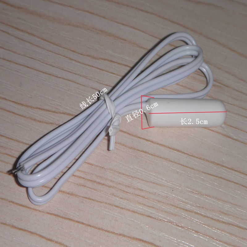 universal 2.1K refrigerator temperature sensor probe round head freezer fridge controller sensor ice box replacement parts