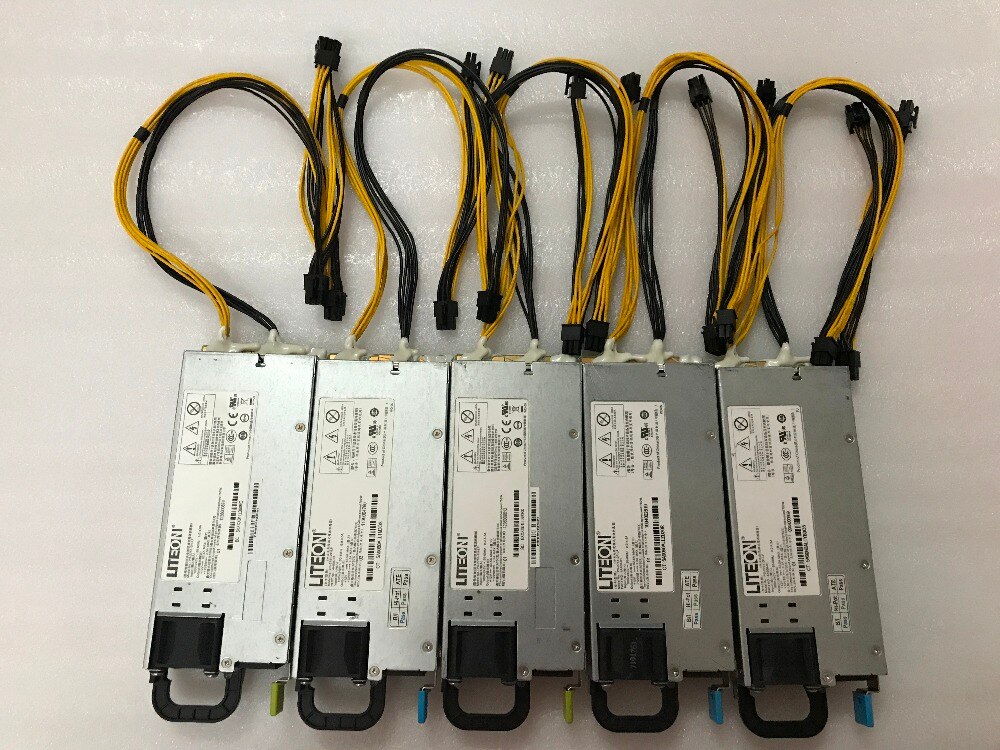 KUANGCHENG miners for power low noise, 750W 12V 62A output. Including 4PICE 6P connector Available for L3 A4 X11 BAIKAL MINER