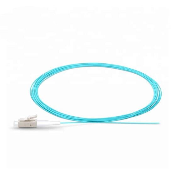 50pcs/lot LC UPC multimode om3 50/125 fiber optic pigtail