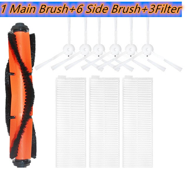 Rouleau principal Brosse latérale Filtre à air Hepa Serpillière de rechange pour Xiaomi Mi Robot Aspirateur G1 Smart Household Cleanner: Set 3