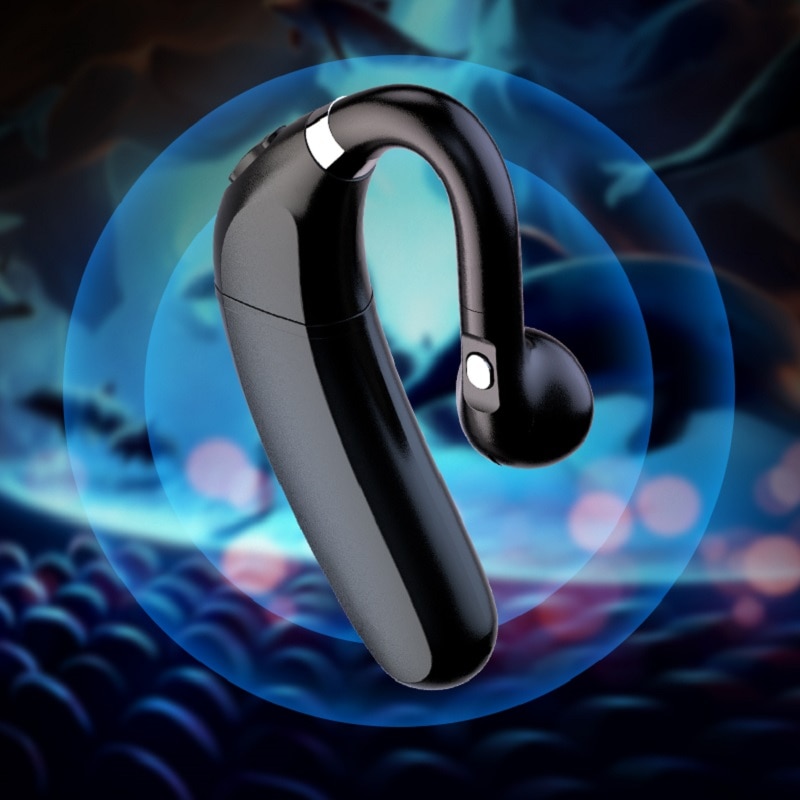 Nyeste trådløse bluetooth headset hovedtelefon hd stereo med mikrofon stemmestyring håndfri øretelefon hovedtelefoner til telefon kørsel