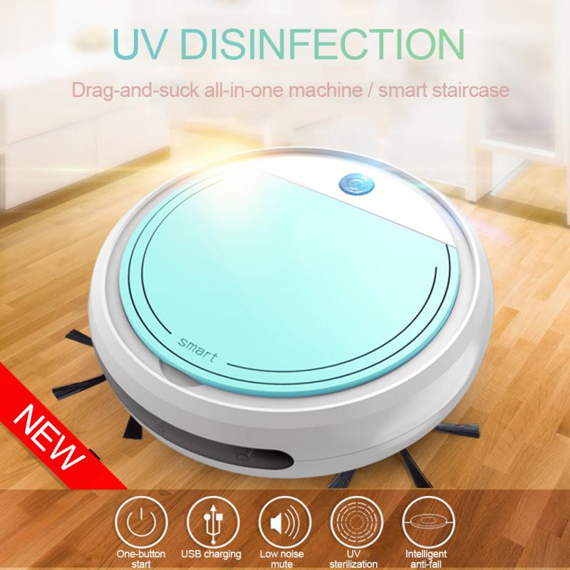Automatic Robot Vacuum Cleaner Powerful Suction For Clean Carpet Pet Hair & Play With Cat Sweeper Machine Anticollision For Home: 03