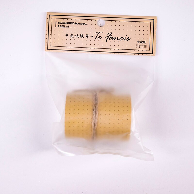 6cm*300cm retro engelsk washi tape kawaii version kraftpapir tape papirvarer sød journal collage malertape: B