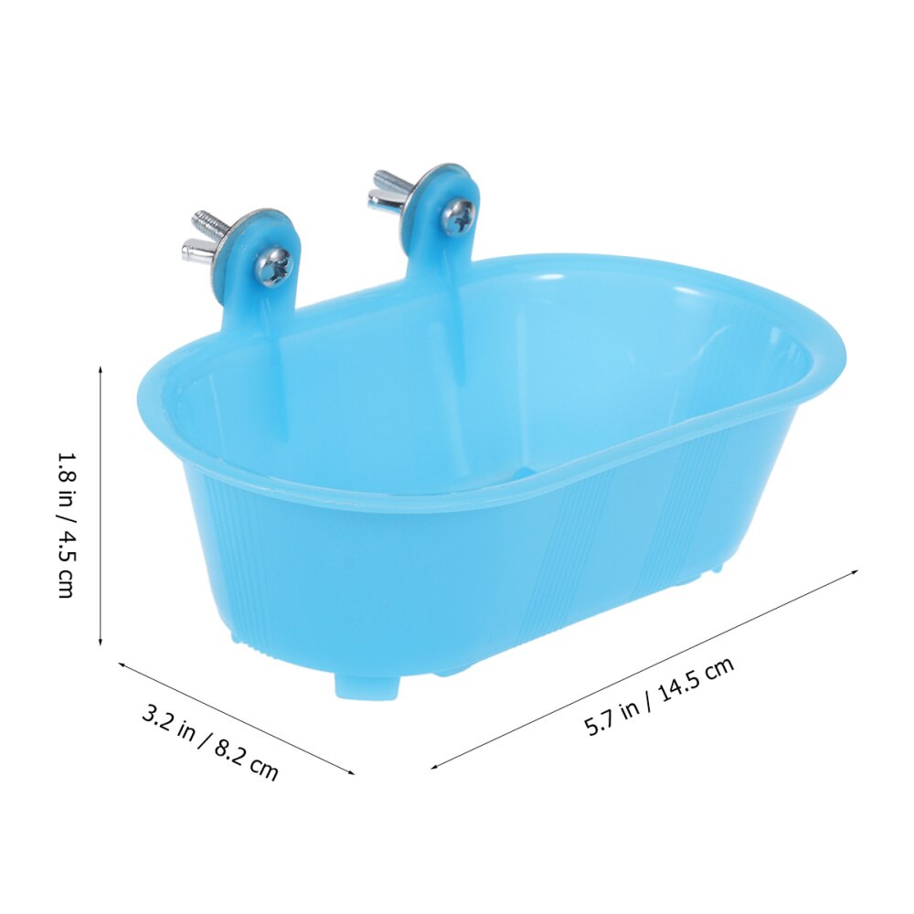 Baden Bad Papegaai Douche Zwembad Vogel Bad Schoonmaken Tool Met Bodem Spiegel