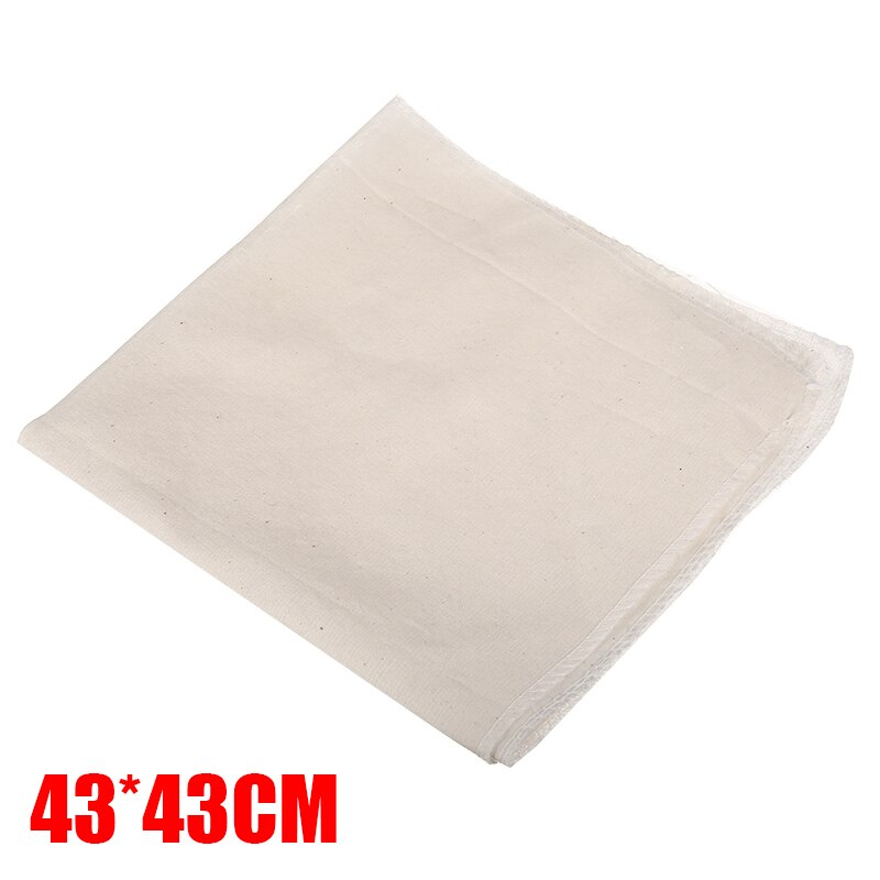 Paño de algodón para hacer Tofu, gasa para queso, prensado de soja, filtro para residuos de comida, 43x43cm, 1/2/4 unidades