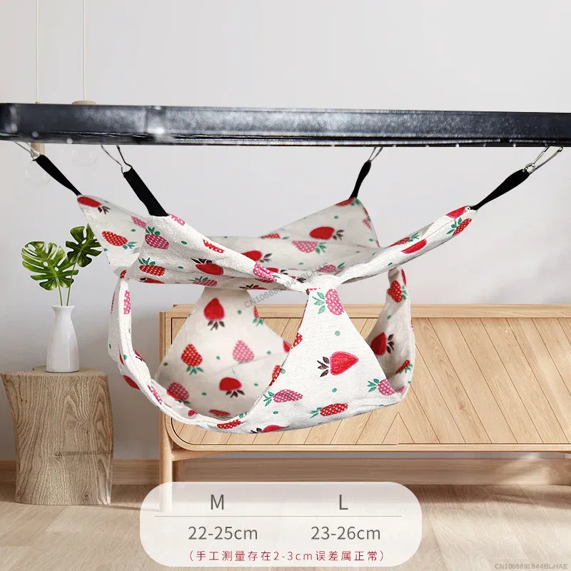 Hamac en peluche pour Hamster, petit Animal, Double couche, sac de couchage épais, nid pour animaux de compagnie, Rat, écureuil, Cage suspendue pour maison: M / vert militaire