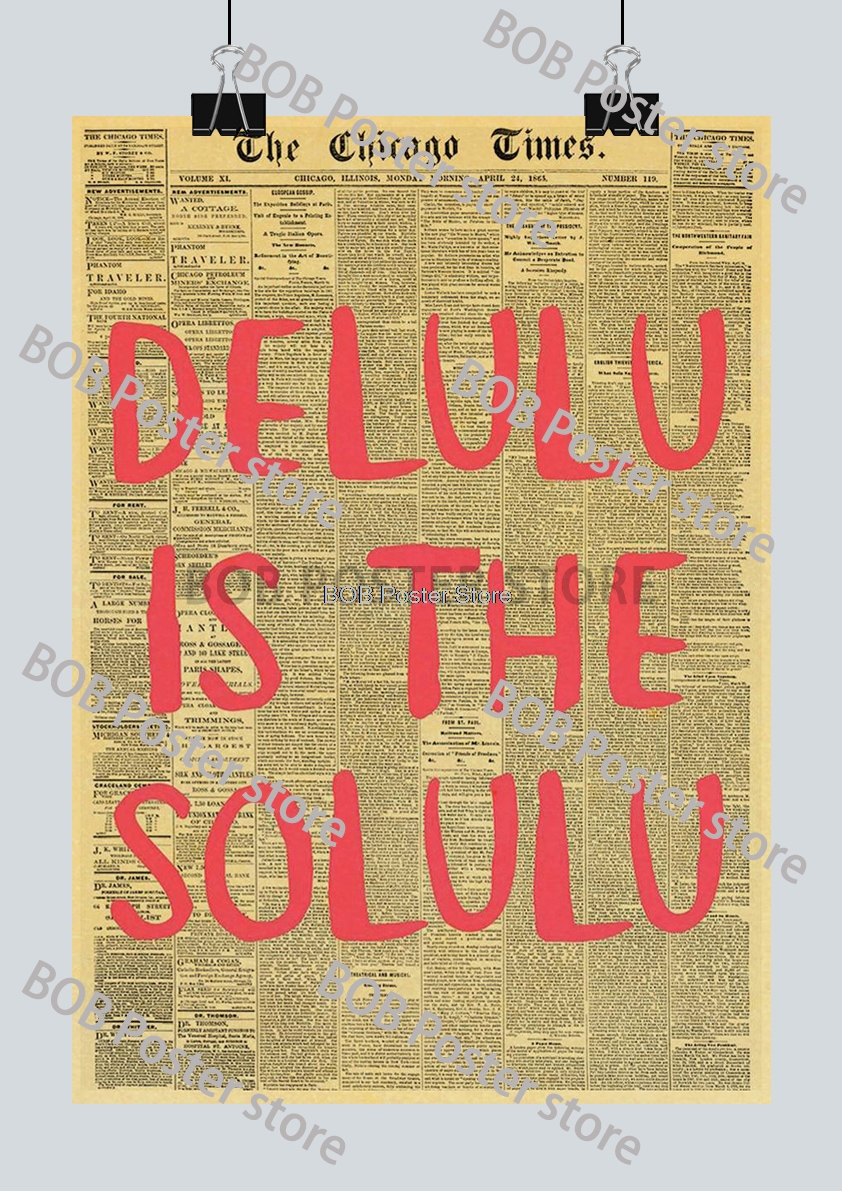 Sjov inspirerende avis graffiti citater plakat retro kraftpapir kunst kreativitet gør-det-selv bar café vægklistermærke maleri: Chokolade / 12 x 16