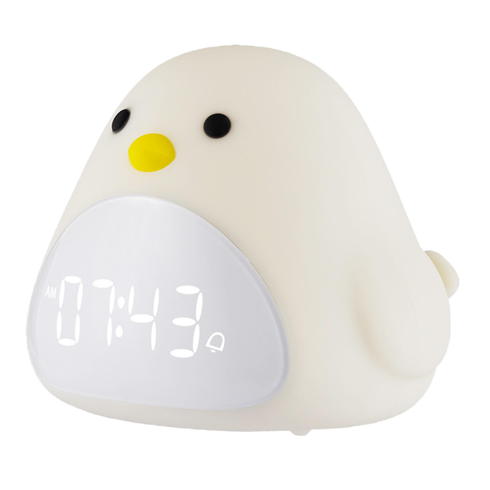 Kids Alarm Clock Button Control Wake Up Light Digital Clock Sleep Trainer